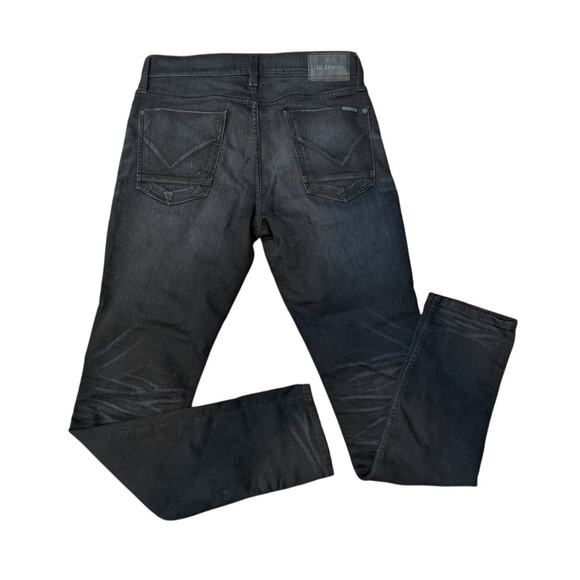 Hudson Jeans Black Blake Slim Straight Jeans Size 31 - Picture 3 of 8